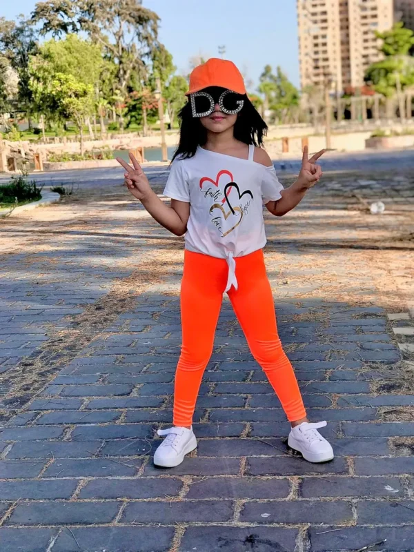 بنطلون لامية أورانج